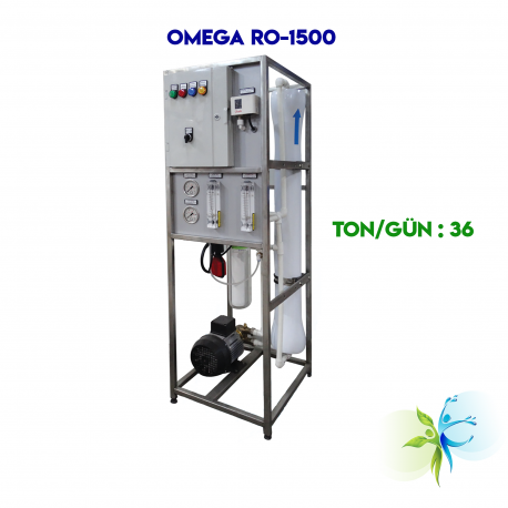 WaterGold Endüstriyel Su Aritma Cihazı OMEGA RO-1500 Serisi Ton/Gün 36