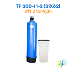Watergold TF 200-1 1-2 (21X62) Model  Yüzey Borulamalı Yumuşatma  Filtrasyon Sistemi-211.2 ton/gün