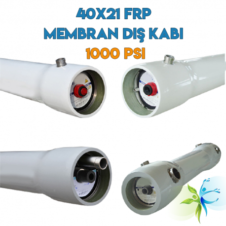 Watergold HFT Model FRP Endüstriyel Su Arıtma  Membran Kılıfı (Kabı) (40x21 1000 Psi)