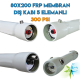 Watergold HFT Model FRP Endüstriyel Su Arıtma 4 Elemanlı Membran Kılıfı (Kabı) (80x200 300 Psi)