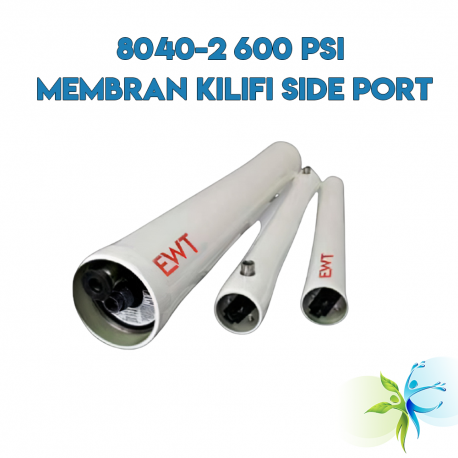 Watergold EWT 8040-2 600 PSI Model Su Arıtma Membran Kılıfı End Port