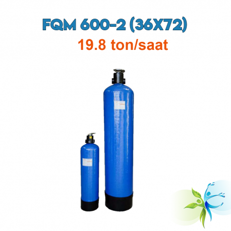 Watergold FQM 600-2 (36X72) Model Yarı Otomatik Kum Filtrasyon Sistemi