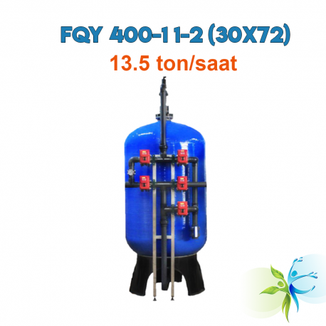 Watergold FQY 400-1 1-2 (30x72) Model Yüzey Borumalı Multimedya Kum Filterasyon Sistemi