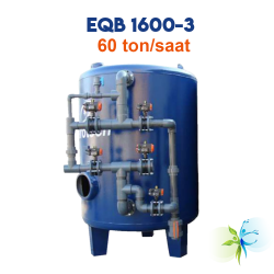 Watergold EQB 1600-3 Model Yüzey Borumalı Multimedya Kum Filterasyon Sistemi