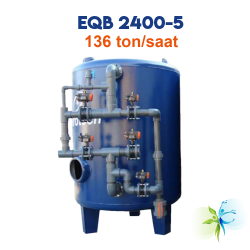 Watergold EQB 2400-5 Model Yüzey Borumalı Multimedya Kum Filterasyon Sistemi