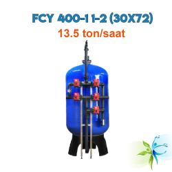 Watergold FCY 400-1 1-2 (30x72) Model Yüzey Borumalı Aktif Karbon Filtreleme Sistemi