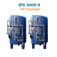 Watergold EFD 2400-5   Model Yüzey Borulamalı Yumuşatma  Filtrasyon Sistemi -4334 ton/gün