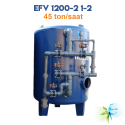 Watergold EFV 1200-2 1-2 Model  Yüzey Borulamalı Yumuşatma  Filtreleme Sistemi