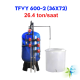 Watergold TFVY 600-2 (36X72) Model Yüzey  Borulamalı Yumuşatma Filtrasyon Sistemi- 633.4 ton/gün