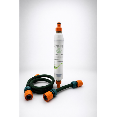 Car-Fil Tortu, Pislik Önleyici Karavan Su Arıtma Filtre Seti-CRF-2SP-ST