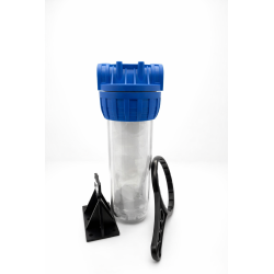 Daire Bina Girişi Çay Ocağı 10" Inç Tekli (Silifoz) Kireç Önleme Filtresi